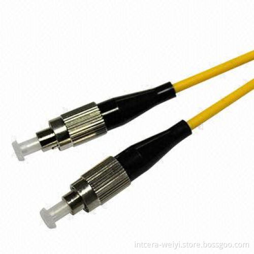 FC/PC Single Mode Duplex Fiber Patch Cords, FC Pigtail with IL<0.2 and RL>60dB